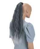 CAISHA 65cm Voluminous Wavy Hair Braid with Velcro Hairpiece - Grey Mix HCW108 - Buy Online on GoSupps.com