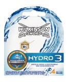Wilkinson Sword Hydro 3 razor blades for men 4 blades razor 4 pieces - Buy Online on GoSupps.com