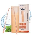 Buy Tongue Scraper with Travel Case - 100% Pure Copper Tongue Cleaner for Fresh Breath & Daily Oral Hygiene - Single Pack for Adults - Buy Online on GoSupps.com