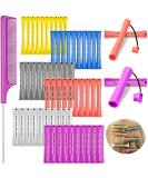 60-Piece Hair Perm Rods Set with Tail Comb - Plastic Perming Rods in 6 Sizes for Hair Curling and Styling - Buy Online on GoSupps.com