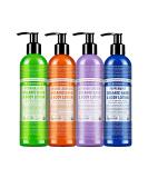 Dr. Bronner's Organic Lotion Variety Pack (8 oz) - Peppermint, Lavender, Coconut, Orange, Patchouli Lime - Certified Organic Moisturizer for Hands, Face & Body - Buy Online on GoSupps.com