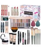 Ultimate Women's and Teenagers Makeup Kit - Eyeshadow Palette Lip Gloss Foundation Mascara Eyeliner & Brushes - International Shipping Available - Buy Online on GoSupps.com