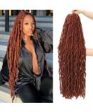 Soft Locs 36 Inch Crochet Hair 5 Pack Faux Goddess Locs Synthetic Curly Extension - 350# - Pre-looped Crochet Braids - Buy Online on GoSupps.com