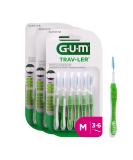 GUM TRAV-LER Interdental brushes/For thorough cleaning of all interdental spaces (1.1mm) Single - Buy Online on GoSupps.com