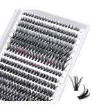 280 Pcs 40D+50D Mixed Cluster Lashes - DIY Eyelash Extensions at Home - 9-15 Mix - Large Size - Buy Online on GoSupps.com