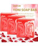 Buy UHBYJM 3 PCS Yoni Soap Bars - Natural Feminine Wash for Odor Elimination & pH Balance | Organic Yoni Care Soap for Women (Rose - Buy Online on GoSupps.com