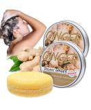 Ginger Hair Shampoo Bar - Organic Moisturizing Shampoo Soap for All Hair Types (2pcs - Buy Online on GoSupps.com