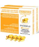 STRONGFORCE Vegan Hair Oil - Strength Repair Split End Seal & Length Protection (30 Capsules) | International Shipping Available - Buy Online on GoSupps.com