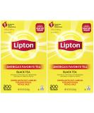 Lipton Black Tea Bags 2x200 Count (31.9 oz) - Supports a Healthy Heart - Hot or Iced Tea - Buy Online on GoSupps.com