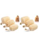 Natural Egyptian Shower Loofah Sponge Body Scrubber - 2 Sets of 6pcs - Effective for Clean Skin - 2 Pack - Buy Online on GoSupps.com