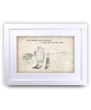 HWC Trading Winnie the Pooh Care Too Much A3 Framed Nursery Print for Baby Shower and New Born Gifts - Buy Online on GoSupps.com