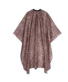 Waterproof Leopard Barber Cape for Women | Professional Hair Cutting Cape 64x56 | Adjustable Salon Cape for Hair Stylists & Home Use - Buy Online on GoSupps.com