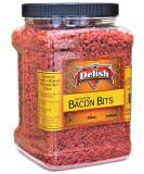 Imitation Bacon Bits by Its Delish 30 Oz | Vegan Salad Topping for Eggs & Baked Potatoes - Buy Online on GoSupps.com