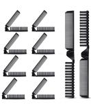 10-Piece Portable Travel Folding Comb and Brush Combo in Black - Compact and Foldable Double-Headed Hair Brush and Comb Set for Men and Women on the Go - Buy Online on GoSupps.com