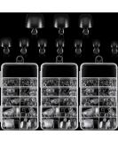 300 Pieces Clear Fake Toenail Tips - Full Cover Acrylic False Toenails for Nail Salons and DIY Foot Decoration - Manicure Tools with Box - Buy Online on GoSupps.com