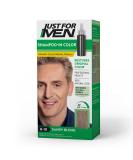 Just For Men Shampoo-In Color Sandy Blond H-10 - Keratin & Vitamin E for Stronger Hair | Pack of 1 - Buy Online on GoSupps.com