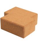 Volcano Cork Yoga Blocks 2 Pack Set - Natural Cork 9 x 6 x 4 | Non-Slip & Anti-Tilt Yoga Blocks for Women & Men | Lightweight & Odor-Resistant | Moisture-Proof | Perfect Yoga Equipment - Buy Online on GoSupps.com