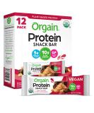 Orgain Organic Plant-Based Protein Bar Peanut Butter Chocolate Chunk 12 Bars 1.41 oz (40 g) Each - Buy Online on GoSupps.com