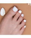 Danni & Toni Half Hardened Gel Nail Films - White Topaz Glossy Gel Nail Stickers & Pedi Wraps | 37 Artful Designs for Perfect Manicure & Pedicure - Buy Online on GoSupps.com