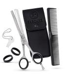 Fabcare Professional Effilator Scissors - 5.5 Extra Sharp Thinning Scissors with Comb & Etui | Premium Hairdresser Tools - Buy Online on GoSupps.com