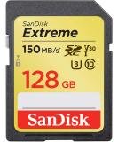 SanDisk 128GB Extreme SDXC Memory Card - 150MB/s, 4K UHD, V30, U3, C10 | SDSDXV5-128G-GNCIN - Buy Online on GoSupps.com
