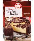 RUF Russian Zupfkuchen baking mix for a cheesecake with chocolate crumble dough curd cake vegan Zupfkuchen 700 g - Buy Online on GoSupps.com