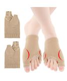 1 Pair Bunion Pads - Breathable Cushion Sleeve for Pain Relief | Comfortable Bunionette Corrector & Elastic Protector Day & Night Support for Men & Women - Buy Online on GoSupps.com