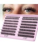 Individual Wispy Cluster Eyelash Extensions | Goddvenus Mixed Cluster Lashes - 2 Styles - Buy Online on GoSupps.com