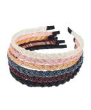 MTLEE 6 Pieces Beaded Headbands Sparkly Crystal Beaded Hair Hoop Hairbands Multiple Color Hair Accessories Head Bands for Women Girls(Multiple color) - Buy Online on GoSupps.com