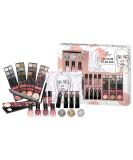 Boulevard de Beaut 82-Part Makeup & Nail Design Set - Compact Nude Palette 50 Eyeshadows 14 Lip Glosses 4 Lipsticks 4 Nail Polishes - Ideal Travel Kit for On-the-Go Beauties - Buy Online on GoSupps.com