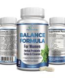 Balance Complex for Women - Vaginal Health Herbal Detox & Probiotics - 60 Capsules - Buy Online on GoSupps.com