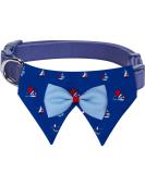 Sailboat Bandana Dog Collar - Medium Blueberry Pet Bandana Collar - Buy Online on GoSupps.com
