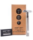 Parker 64S Stainless Steel Handle Double Edge Safety Razor | 5 Premium Blades | International Shipping Available - Buy Online on GoSupps.com