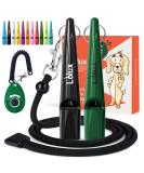 LIOLUX Dog Whistles with Klicker & Lanyard - Professional Training Pipe for Dogs | Loud & Clear R tter Call in Kaitoke Gr n/Schwarz - Buy Online on GoSupps.com
