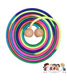 Rainbow Springs Rope 5m - Adjustable Jump Rope for Kids with Wooden Ball Handle | Perfect Gift for Children - Buy Online on GoSupps.com
