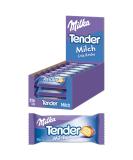 Milka Tender Milk 21 x 37g sponge roll with milk cream filling and milk chocolate 37 g (pack of 21) - Buy Online on GoSupps.com