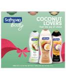 Softsoap Holiday Body Wash Gift Set - Coconut Lovers 3 Pack (Coconut & Lemongrass, Coconut Butter Scrub, Cicinut Oil, Calming Lavender) - Buy Online on GoSupps.com