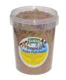 Supa Aquarium Fish Food Tropical Flake 1 Litre | Premium Quality Nutritious Fish Food Offering a Complete Balanced Diet Fish 1 l (Pack of 1) - Buy Online on GoSupps.com