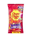 Chupa Chups Best of Lutscher bag bag contains 120 lollipops in 6 flavors cola strawberry cherry apple raspberry vanilla 120 x 12g - Buy Online on GoSupps.com
