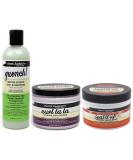 Aunt Jackie s Curls & Coils 3-Series Set | Leave-In Quench Moisture 355ml | Defining Curly Gel 426g | Moisturizing Hair Butter Seal It Up 213g | International Shipping Available - Buy Online on GoSupps.com