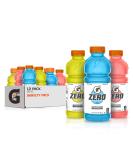 Gatorade Zero Sugar Cool Blue Variety Pack 20 Fl Oz (Pack of 12) - Refreshing Thirst Quencher - Buy Online on GoSupps.com