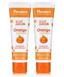 Himalaya Botanique Kids Orange Toothpaste 4 oz - Fluoride Free, Reduce Plaque, Long-lasting brushing - 2 Pack - Buy Online on GoSupps.com