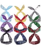 Wire Headband  9 Pcs Wire Headbands for Women Bandana Wire Headbands Tie Headband for Girls Wired Bow Headbands for Women Ajustable Twist Headband Wire Head Bands Twist Hair Band Bendable Headbands for Women's Hair Tie T... - Buy Online on GoSupps.com