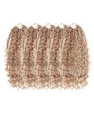 MeliSay 5 Packs Box Braids Crochet Hair Extensions - 50.8cm Curly Synthetic Afro Kinky Hair for Black Women - Passion Twist & Goddess Faux Locs - P27/613 - Buy Online on GoSupps.com