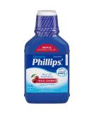 Phillips' Milk of Magnesia Liquid Laxative, Wild Cherry, 26 oz, Cramp Free & Gentle Overnight Relief Of Occasional Constipation, #1 Milk of Magnesia Brand (Packaging May Vary) - Buy Online on GoSupps.com
