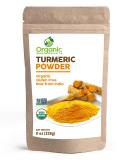 Organic Turmeric Root Powder | 8oz or 16 oz (1 lbs) | Lab Tested for Heavy Metal and Purity, Resealable Kraft Bag, Non-GMO, Curcumin Powder - 100% Raw from India, by SHOPOSR (8oz) 8.0 ounces - Buy Online on GoSupps.com