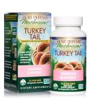 Fungi Perfecti Turkey Tail - 60 Vegetarian Capsules for Immune Support - Buy Online on GoSupps.com