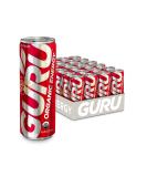 GURU | Original Plant-Based Energy Drink | Recharge with Good Energy from Green Tea | Natural & Organic Ingredients | Healthy Energy drinks to Help Stay Focused | Refreshing Taste | 8.4oz (Pack of 24) - Buy Online on GoSupps.com