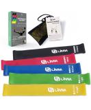 Limm Resistance Loop Exercise Bands - Set of 5 with Instruction Guide & Carry Bag - Latex Stretch Bands for Home Workout & Physical Therapy - Multicolor Set for Women and Men - Buy Online on GoSupps.com