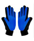 PetPurrfect Premium Grooming Gloves | 2-in-1 Hair Remover & Bathing | Rubber Brush for Pet Hair | Dog Washing & Cat Fur Remover Pair - Buy Online on GoSupps.com